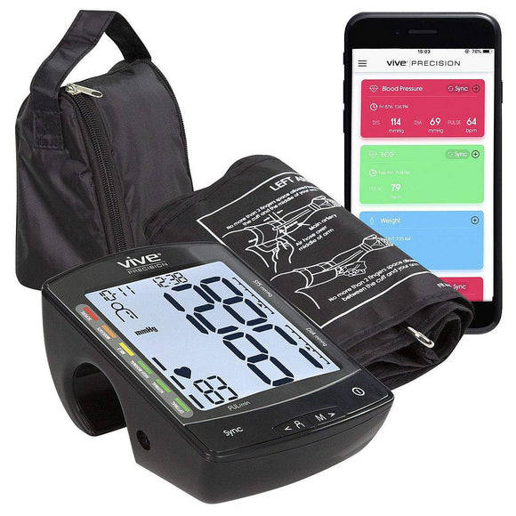DMD1047BLK Blood Pressure Monitor Compatible with Smart Devices