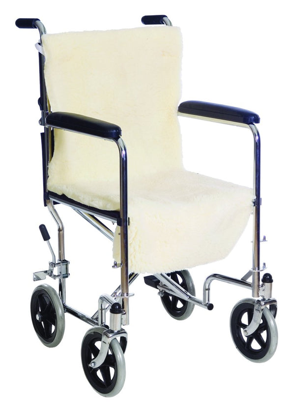 D3005 Sheepette Synth Lambskin Wheelchair Seat and Back