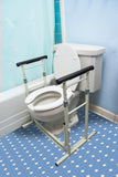 B5041 HEIGHT ADJUSTABLE STANDING TOILET SAFETY RAILS