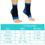 SUP1086BWM Ankle Compression Socks (2 Pair)