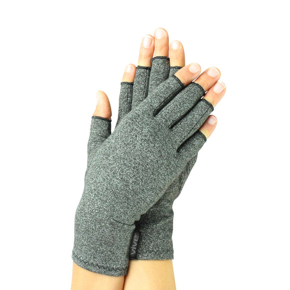 SUP1019S2PAK Arthritis Gloves Gray 2 Pack