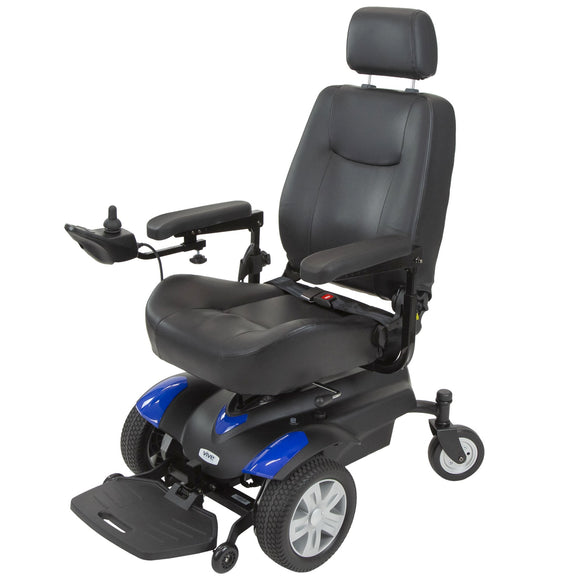 MOB1054BLUBOX1 Electric Wheelchair Model: V Blue BOX1