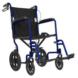 MOB1021BLUSD *Scratch & Dent* Transport Wheelchair