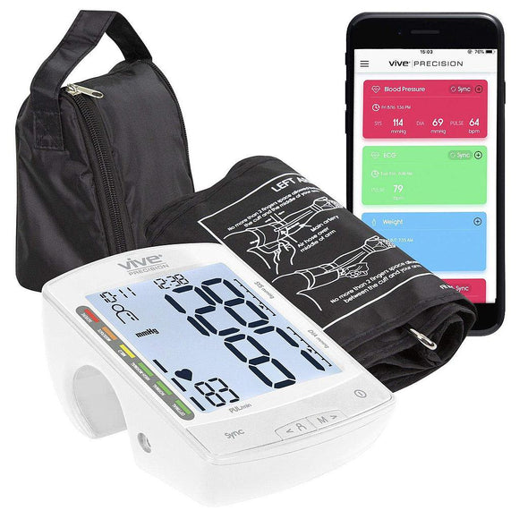 DMD1047WHT Blood Pressure Monitor Compatible with Smart Devices