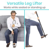 LVA2034BLK Multi-Grip Leg Lifter