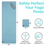 LVA2102BLK Yoga Towel Set