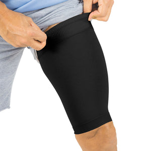 SUP2093L Thigh Compression Sleeve Black