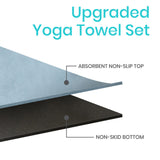 LVA2102BLK Yoga Towel Set