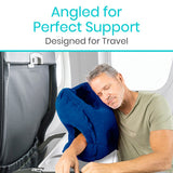 LVA2090BLU Headrest Travel Pillow