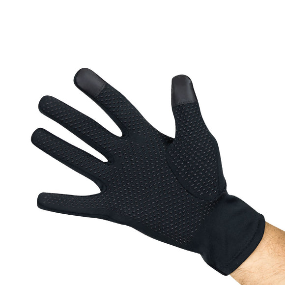 SUP2063BLKL Copper Full Finger Arthritis Gloves