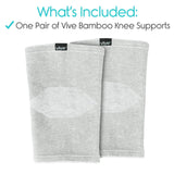 SUP1013L Bamboo Knee Sleeves