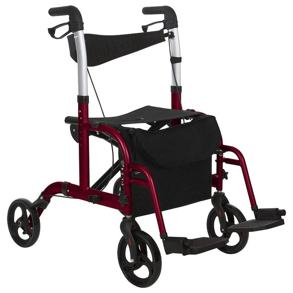 MOB1018REDOB *Open Box* Wheelchair Rollator Red
