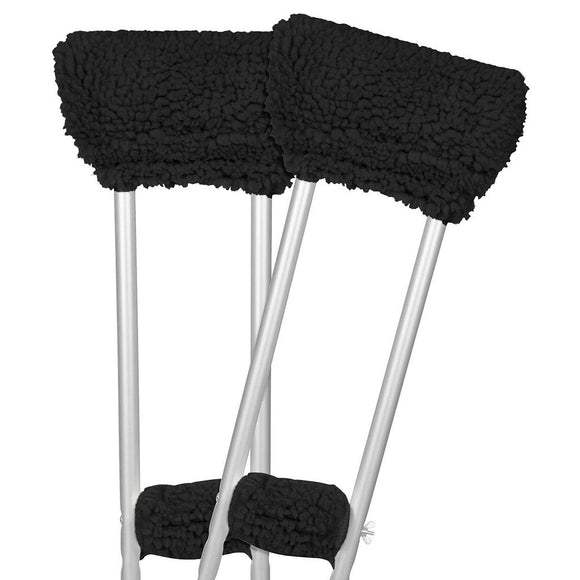 CSH1040GRY Sheepskin Crutch Pads