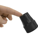 MOB1056BLKPAK2 Replacement Cane Tip Black (2-Pack)