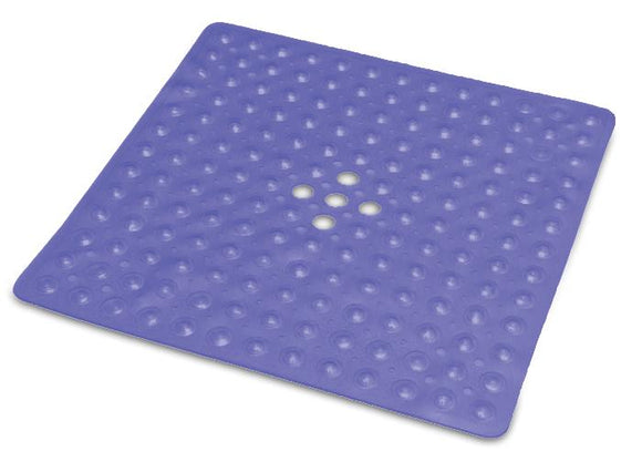 B3417B Shower Mat - Transparent Dark Blue