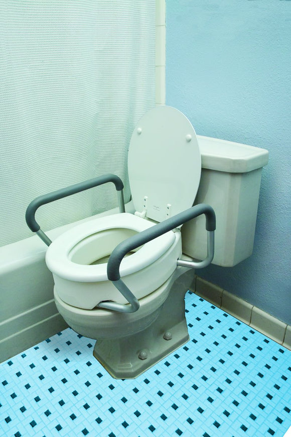 B5083 Toilet Seat Riser with Arms - Elongated