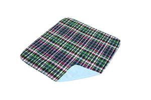 C2010B Quik Sorb 18in x 24in Plaid Underpad - Bulk