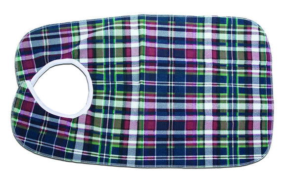 C3045B Deluxe Bib - Plaid 18in x 30in - Bulk