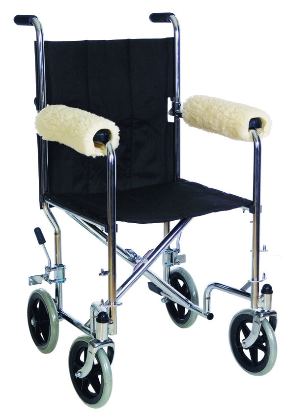 D3004 Sheepette Synth Lambskin Wheelchair Armrest Pads