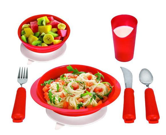 L5046 Power of Red Complete Dinner Set