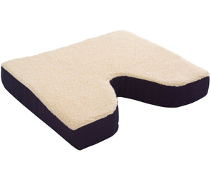 N1008 Fleece Covered Coccyx Cushion - 18in x 16in x 3in