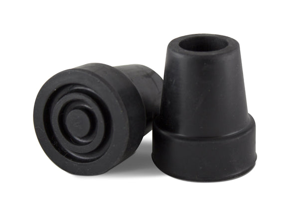 T10034BL Cane Tips 3-4in - Black #18