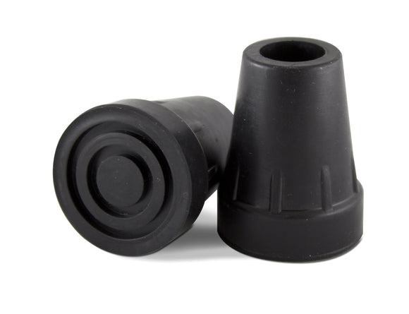 T10058BL Cane Tips 5-8in - Black  #17