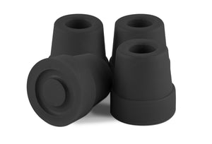 T50012BL Quad Cane Tips 1-2in - Black