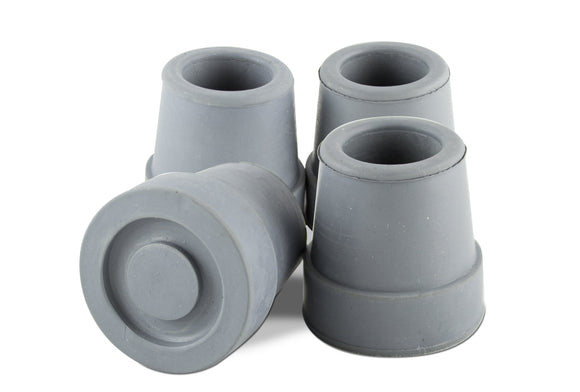 T50058G Quad Cane Tips 5-8in - Gray