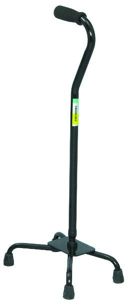 W1301BL Small Base Quad Cane - Black