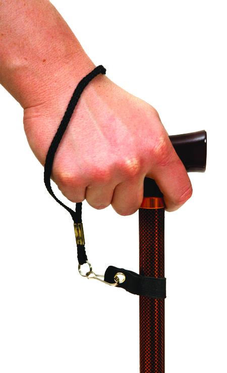 W1340-USBL Universal Cane Strap - Black