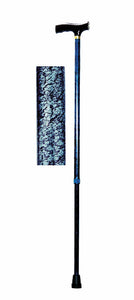 W1430DB Steppin' Out T-Handle Cane with Textured Finish - Blue