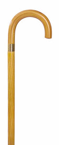 W1539N Endurance Wood Cane - Curved Handle - Natural